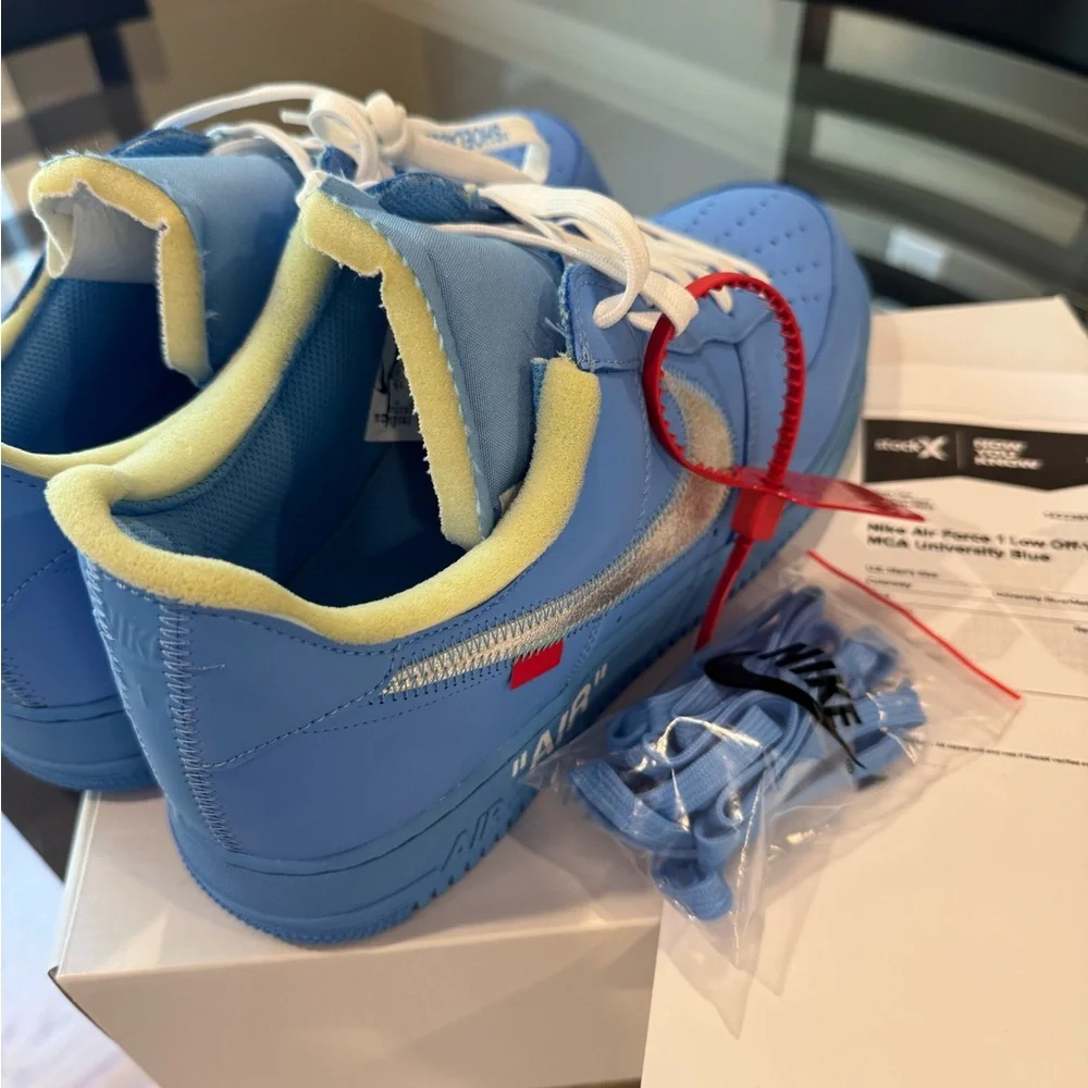 Nike Air Force 1 low Off White University Blue - Picture 10 of 13